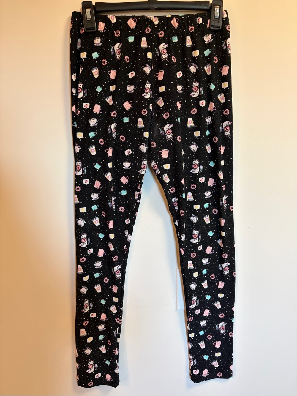 SweetLegs Coffee & Donut Print Leggings